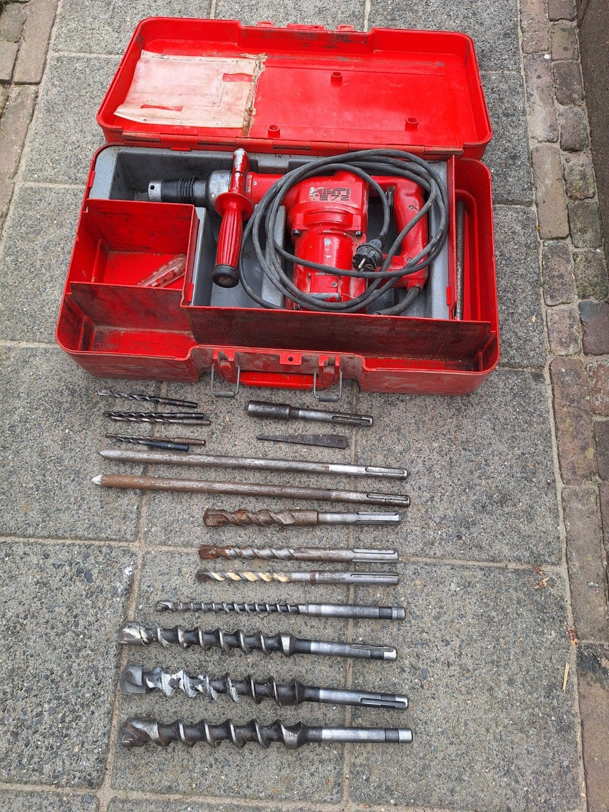 hilti breekhamer TE 72, Ophalen, Boor- en/of Breekhamer