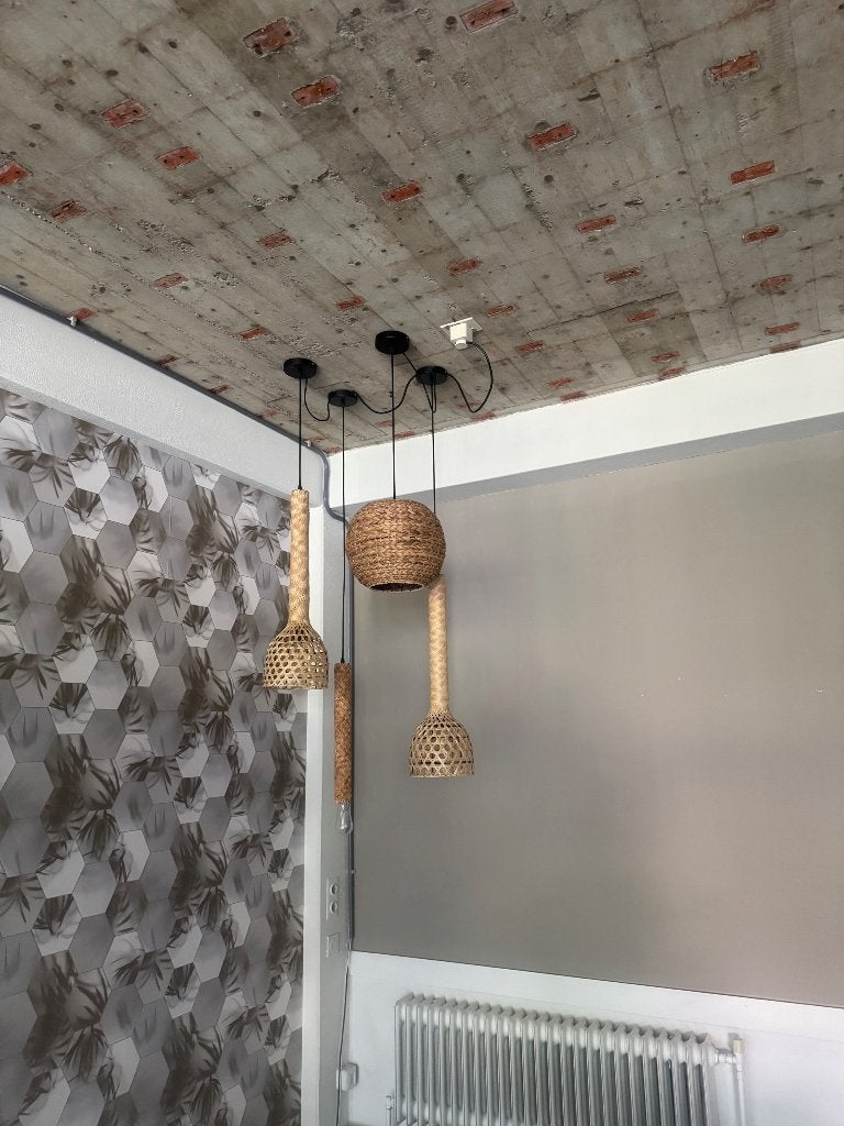 Lampen, Huis en Inrichting, Lampen | Hanglampen, Ophalen, Zo goed als nieuw, Overige materialen