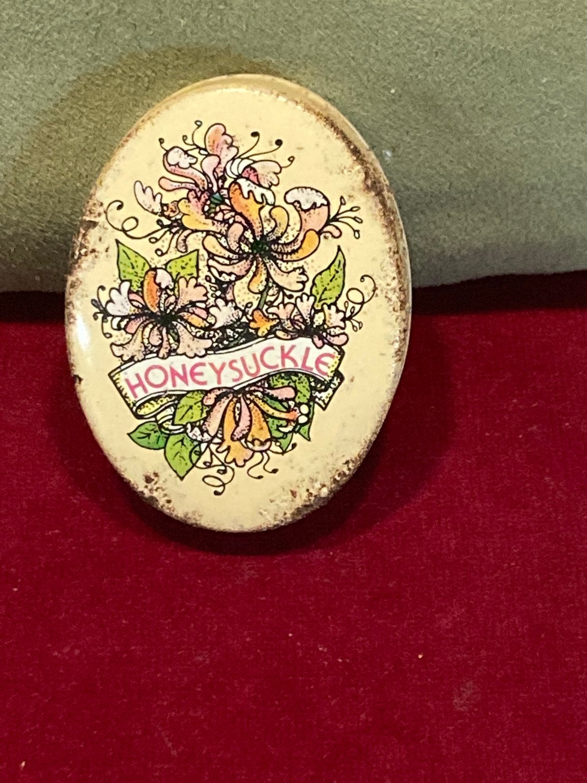 Vintage blikje Honeysuckle (120526), Ophalen of Verzenden, Gebruikt, Overige