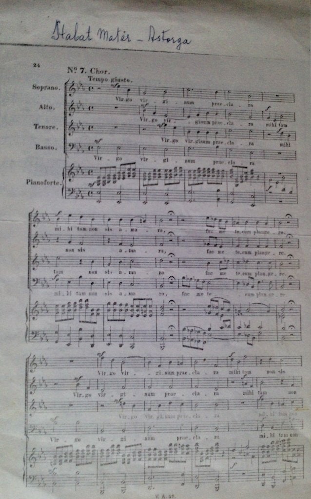 Stabat Mater - Astorga, Piano, Gebruikt, Klassiek, Ophalen of Verzenden