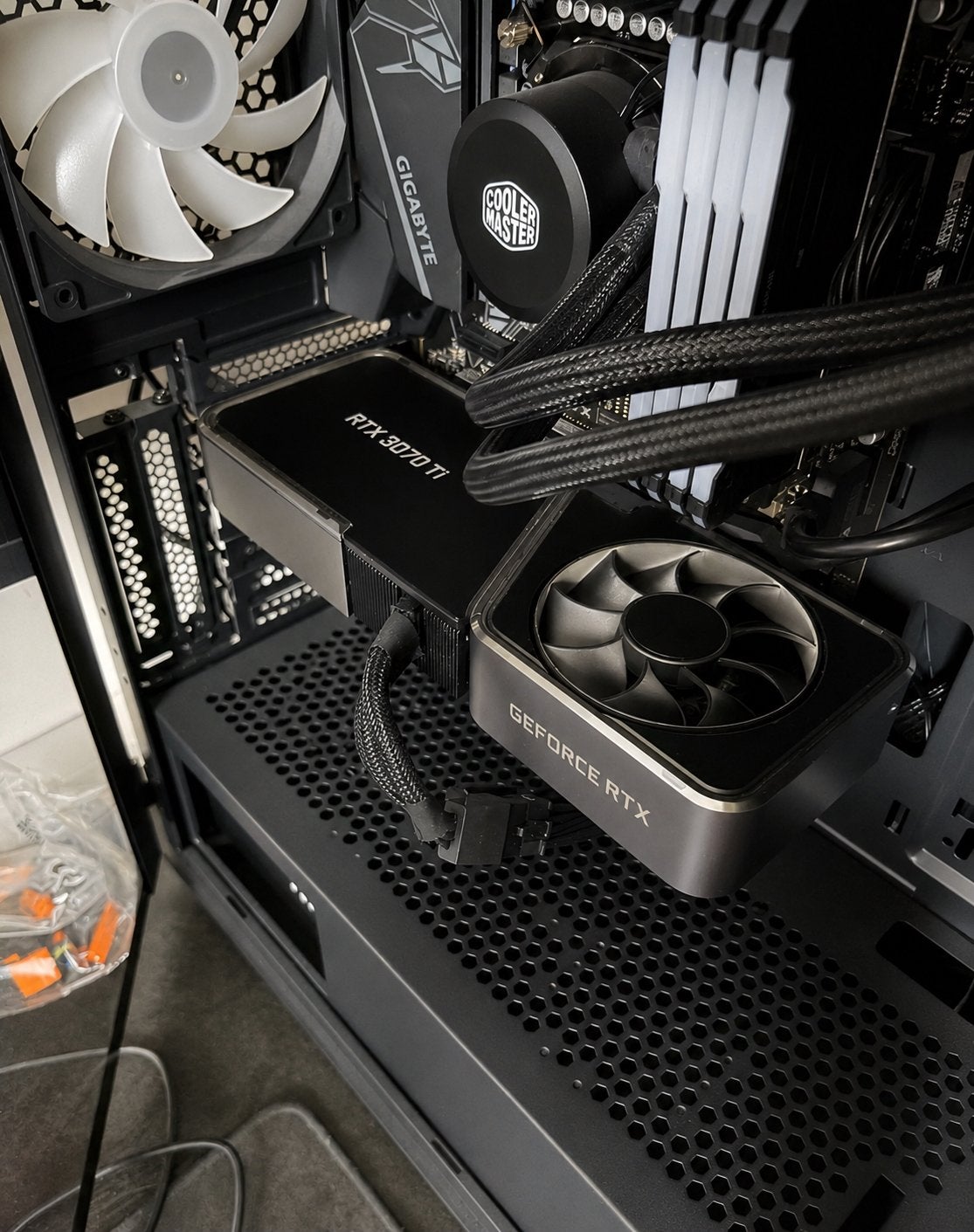 NVIDIA GeForce RTX 3070 Ti Founders Edition, Gebruikt, GDDR6, PCI-Express 4, Ophalen of Verzenden