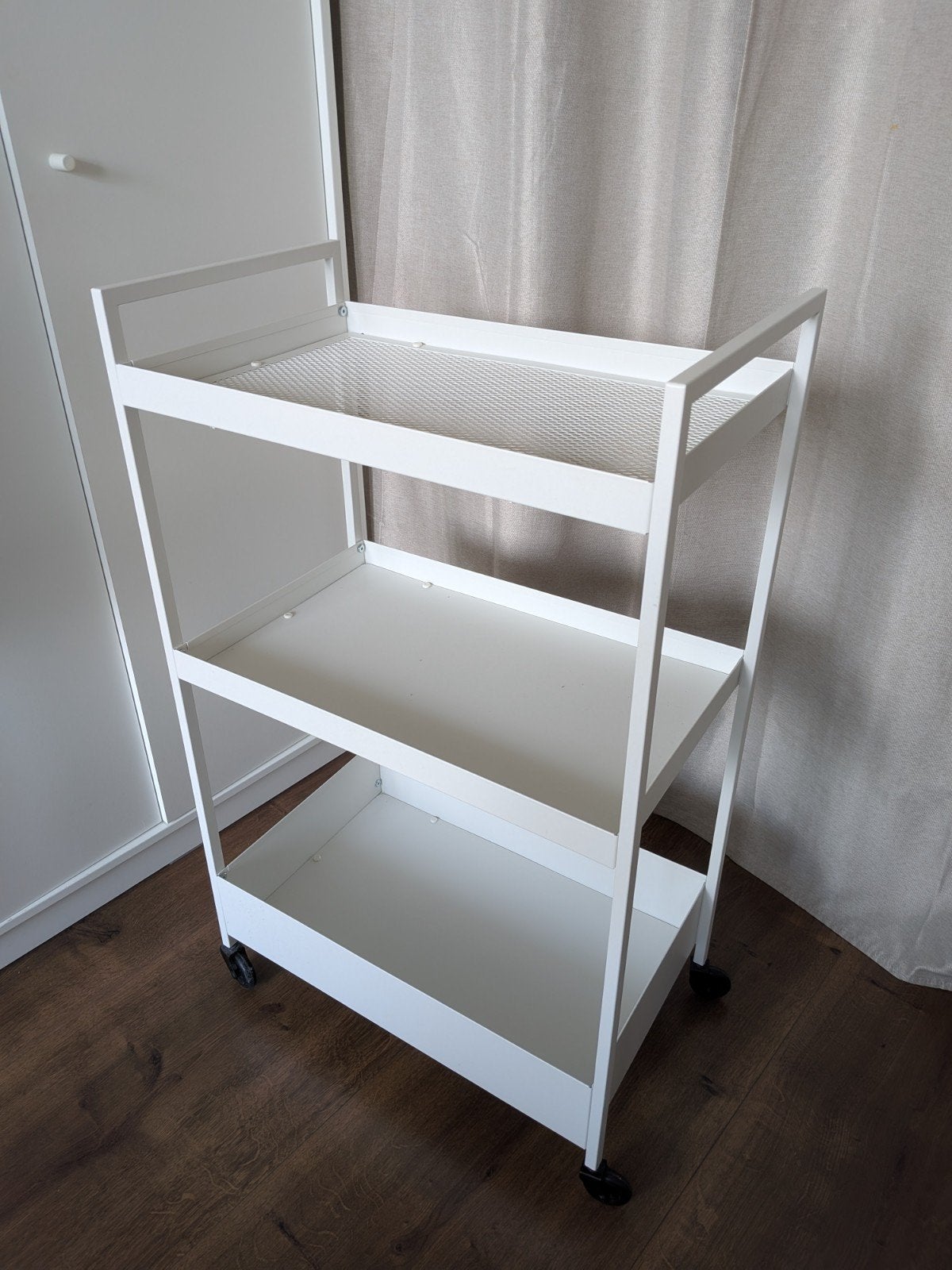 IKEA NISSANFORS Trolley Wit - Zo goed als nieuw, Huis en Inrichting, Ophalen, Zo goed als nieuw