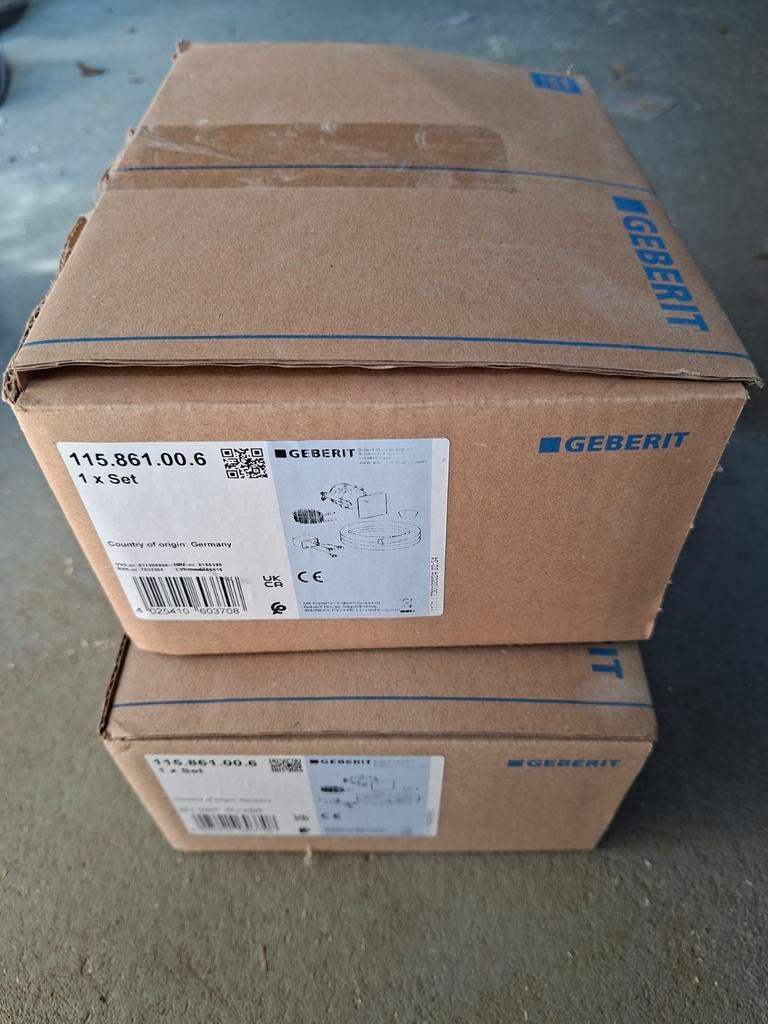 Geberit Netdeel met Aansluitdoos 1.8m (2 stuks), Ophalen of Verzenden, Nieuw, Kabel of Snoer