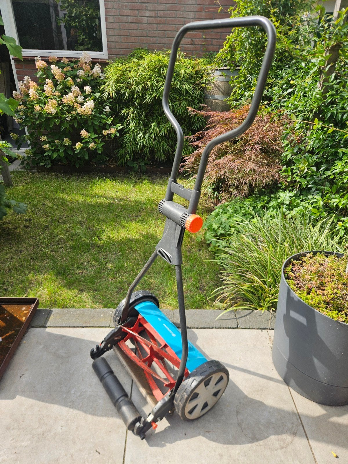 Gardena 330 Handgrasmaaier - gebruikt, Ophalen, Gebruikt, Handgrasmaaier, 30 t/m 39 cm