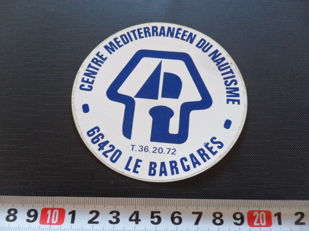 sticker le barcarès centre méditerranéen du nautisme frankr, Ophalen, Zo goed als nieuw