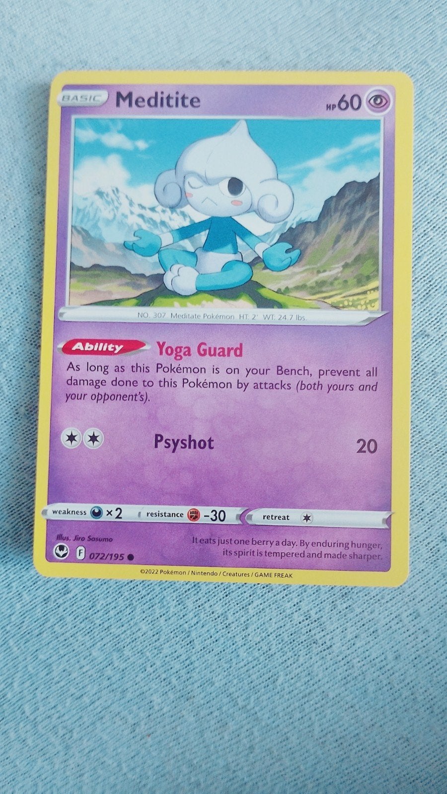 meditite 072/195 silver Tempest., Hobby en Vrije tijd, Verzamelkaartspellen | Pokémon, Ophalen of Verzenden, Nieuw