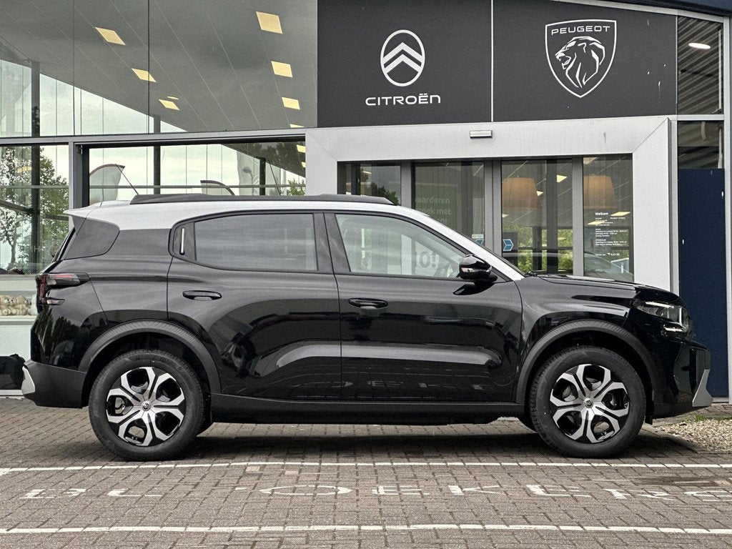Citroen Ë-C3 Aircross Plus 113pk Extended Range 54 kWh | Co, Auto's, Citroën, 327 min, Zwart, 1508 kg, Parkeersensor