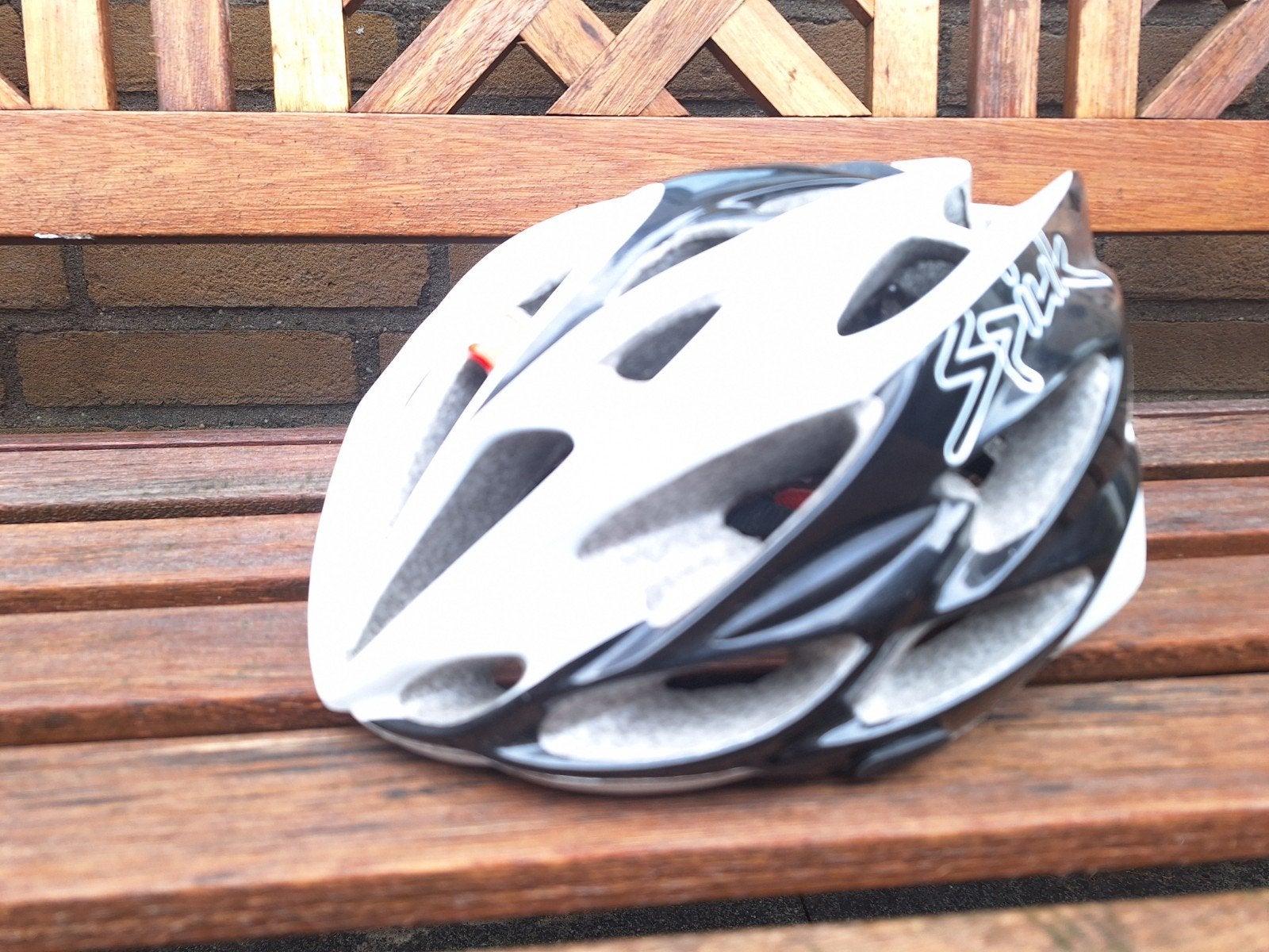 Fietshelm Spiuk Wit/Zwart - Maat M/L, Ophalen, M, Zo goed als nieuw, Spink