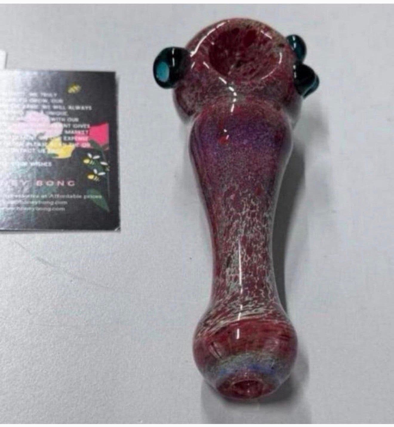 Honey Bong sherlock glazen pijp waterpijp glas handgeblazen, P, P, Nieuw, Ophalen of Verzenden