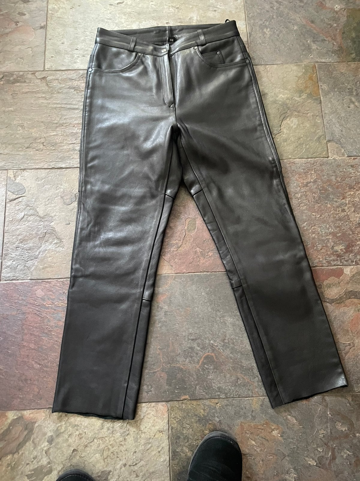 Dames motor broek van motor port denbosch, Kort, Zwart, Maat 42/44 (L), Nieuw