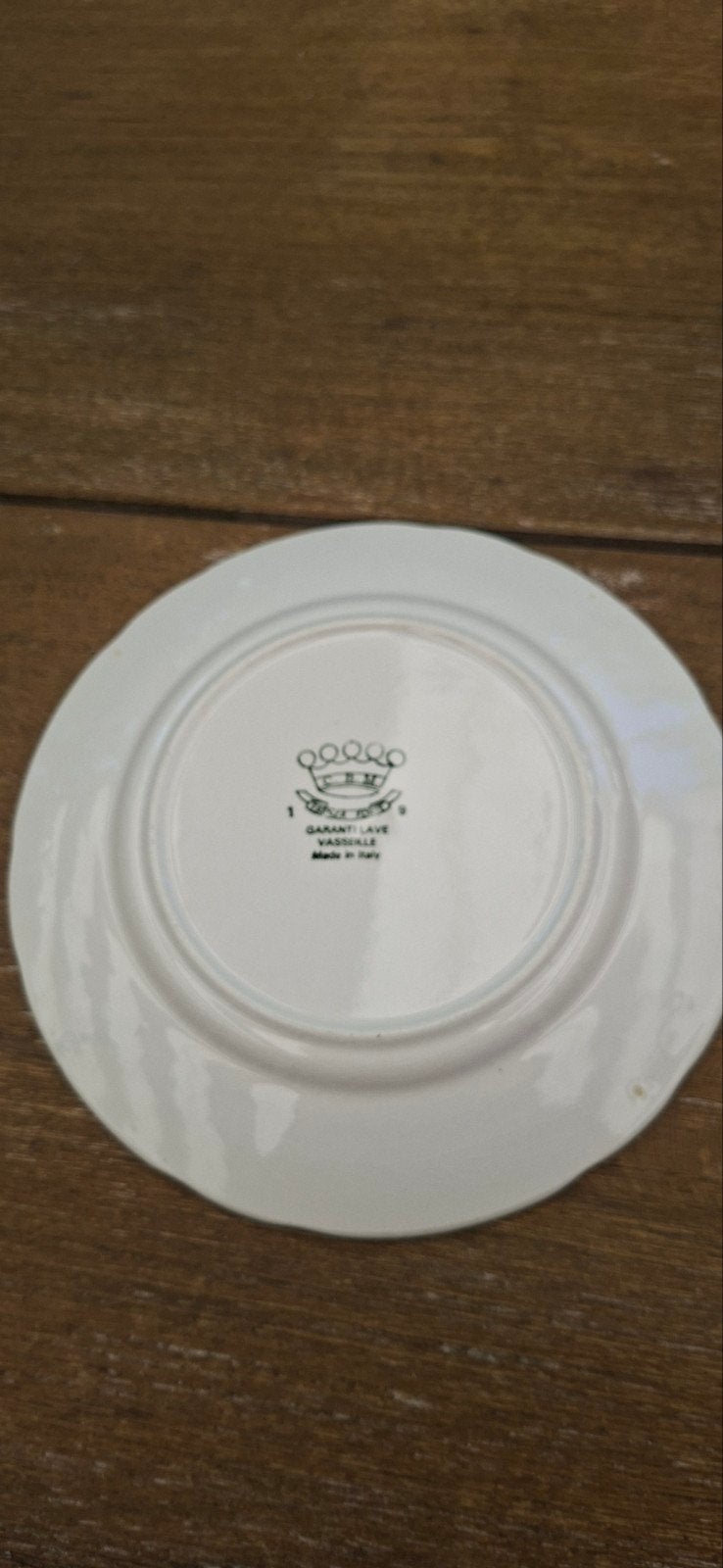 Vintage Italiaans Porseleinen Bord - Blauw en Wit, Antiek en Kunst, Antiek | Servies los, Ophalen