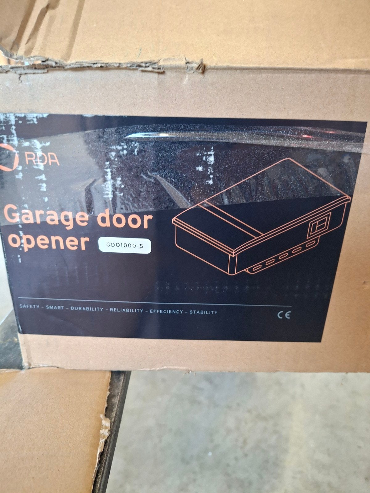RDA GDO1000-S Garagedeuropener, Ophalen, 120 cm of meer, 215 cm of meer, Garagedeur