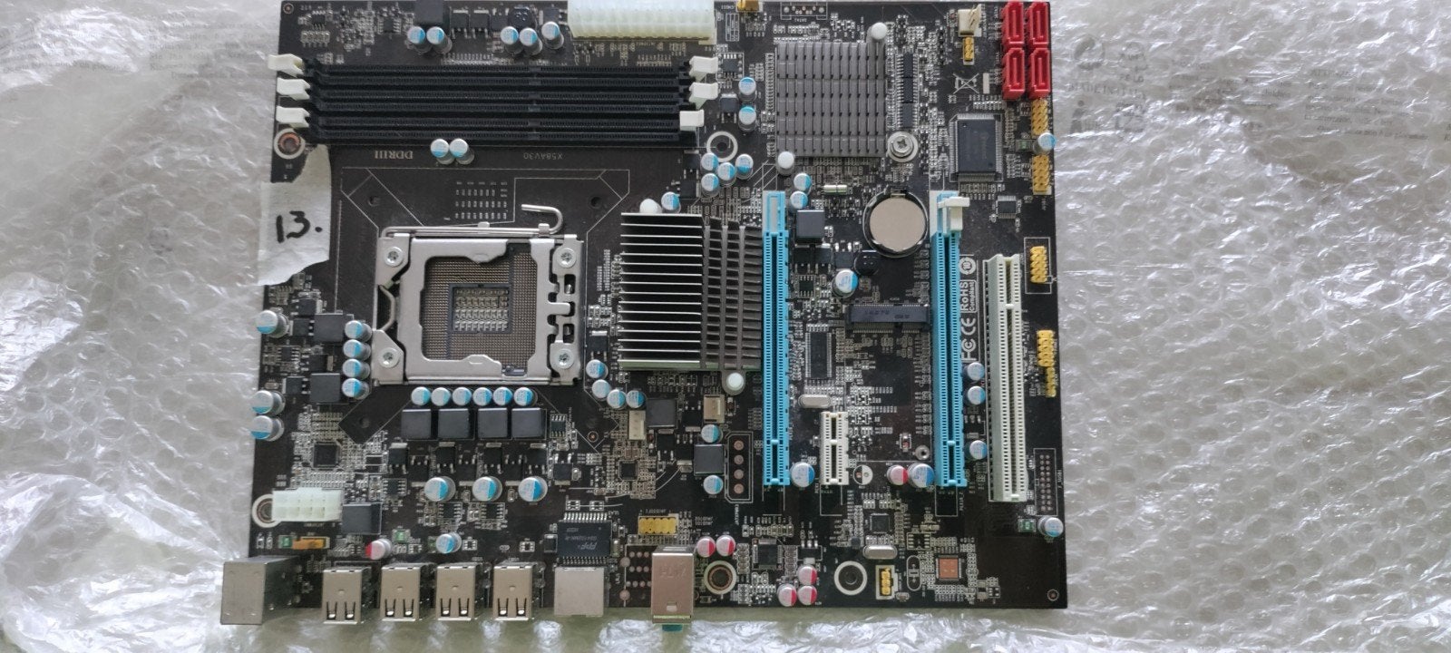 Moederbord,ASUS,X58AV30,computer,PC,13, Computers en Software, Ophalen of Verzenden, Zo goed als nieuw