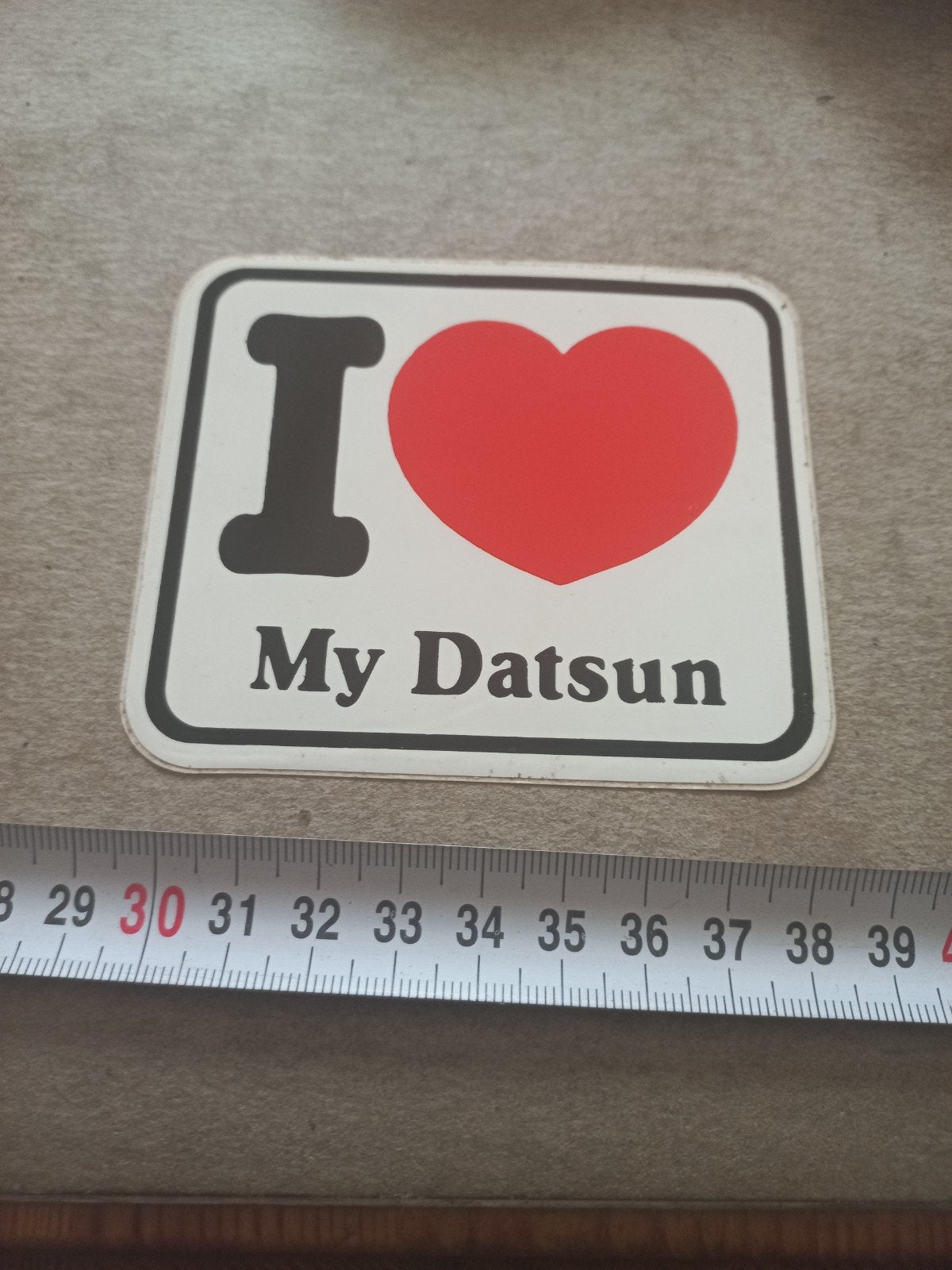 I love my datsun, Ophalen of Verzenden, Zo goed als nieuw
