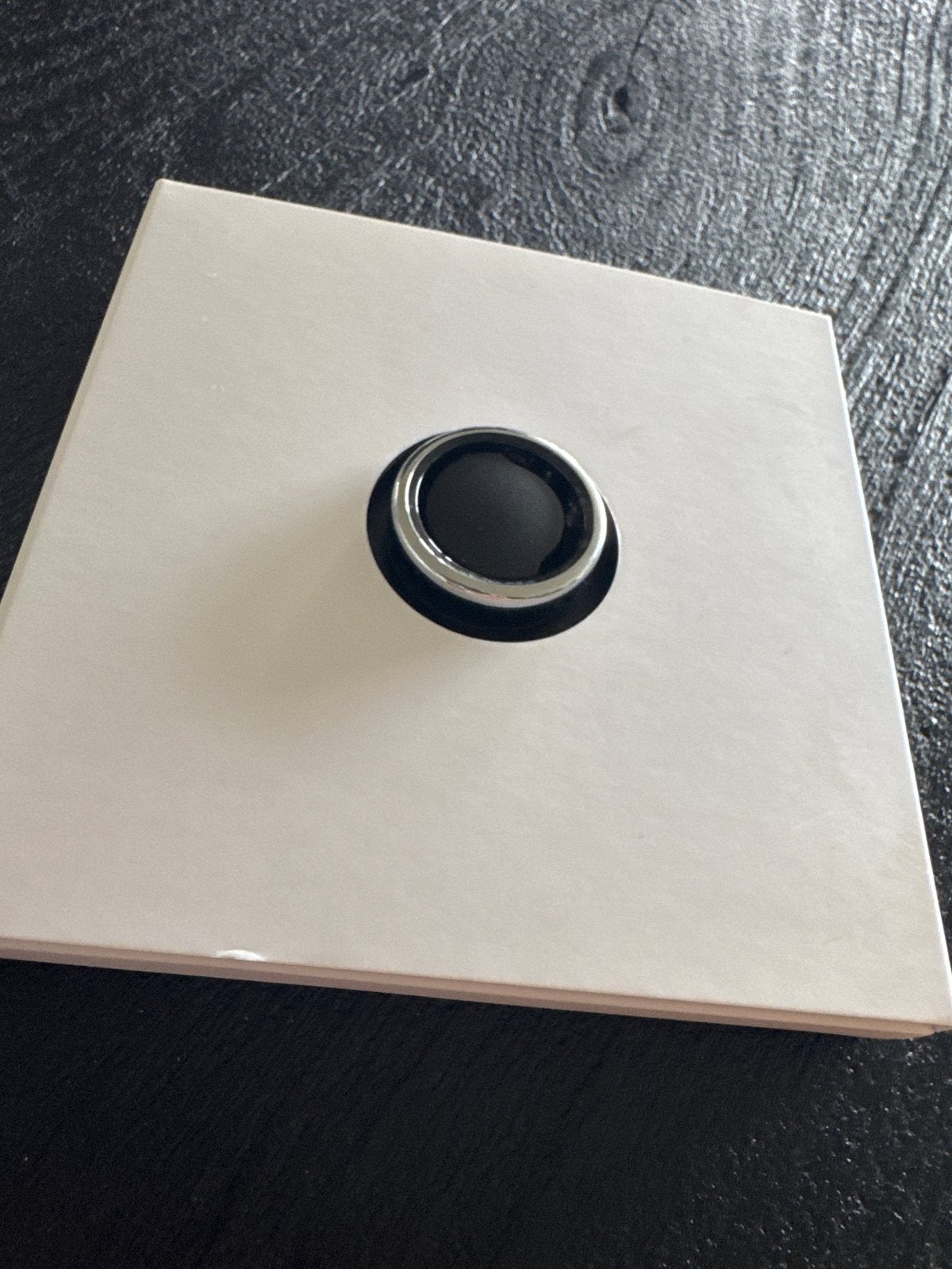 Oura Ring Horizon Zilver Maat 9, Ophalen of Verzenden, Zo goed als nieuw, 17 tot 18, Dame of Heer