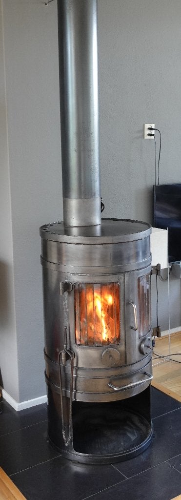 houtkachel Helex, Ophalen, Gebruikt, Houtkachel, Vrijstaand
