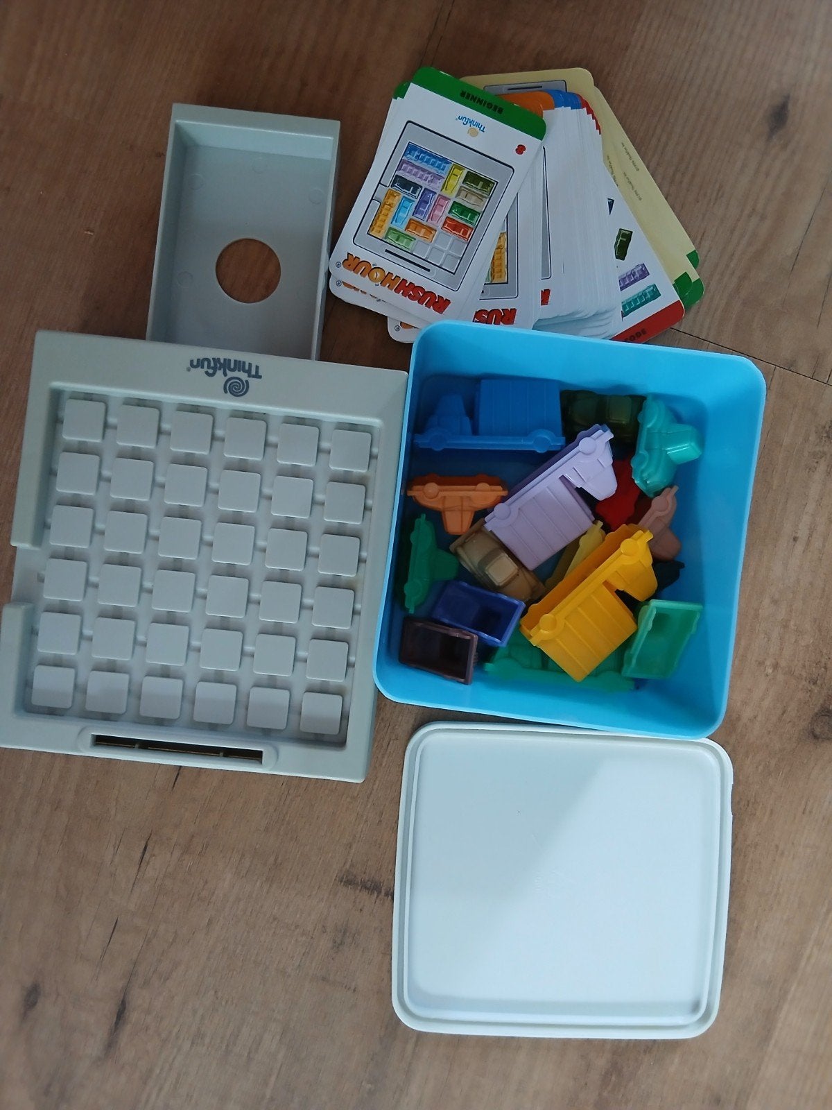 rush hour thinkfun smart games denkspel, Ophalen of Verzenden, Zo goed als nieuw, Puzzelen