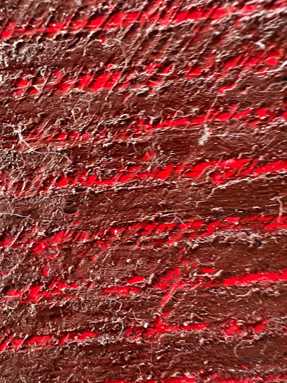 Peter Verdonk, rood horizontaal, beschilderd board, Ophalen