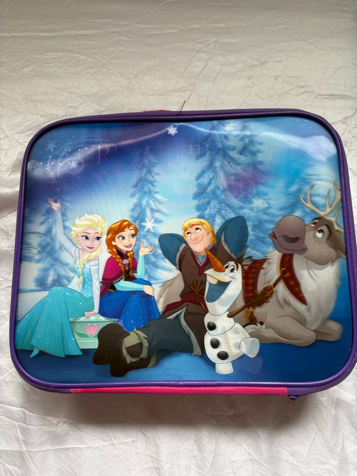 Frozen 4D Koffertje - Elsa, Anna, Kristoff, Olaf, Sven, Ophalen of Verzenden, Zo goed als nieuw, Meisje