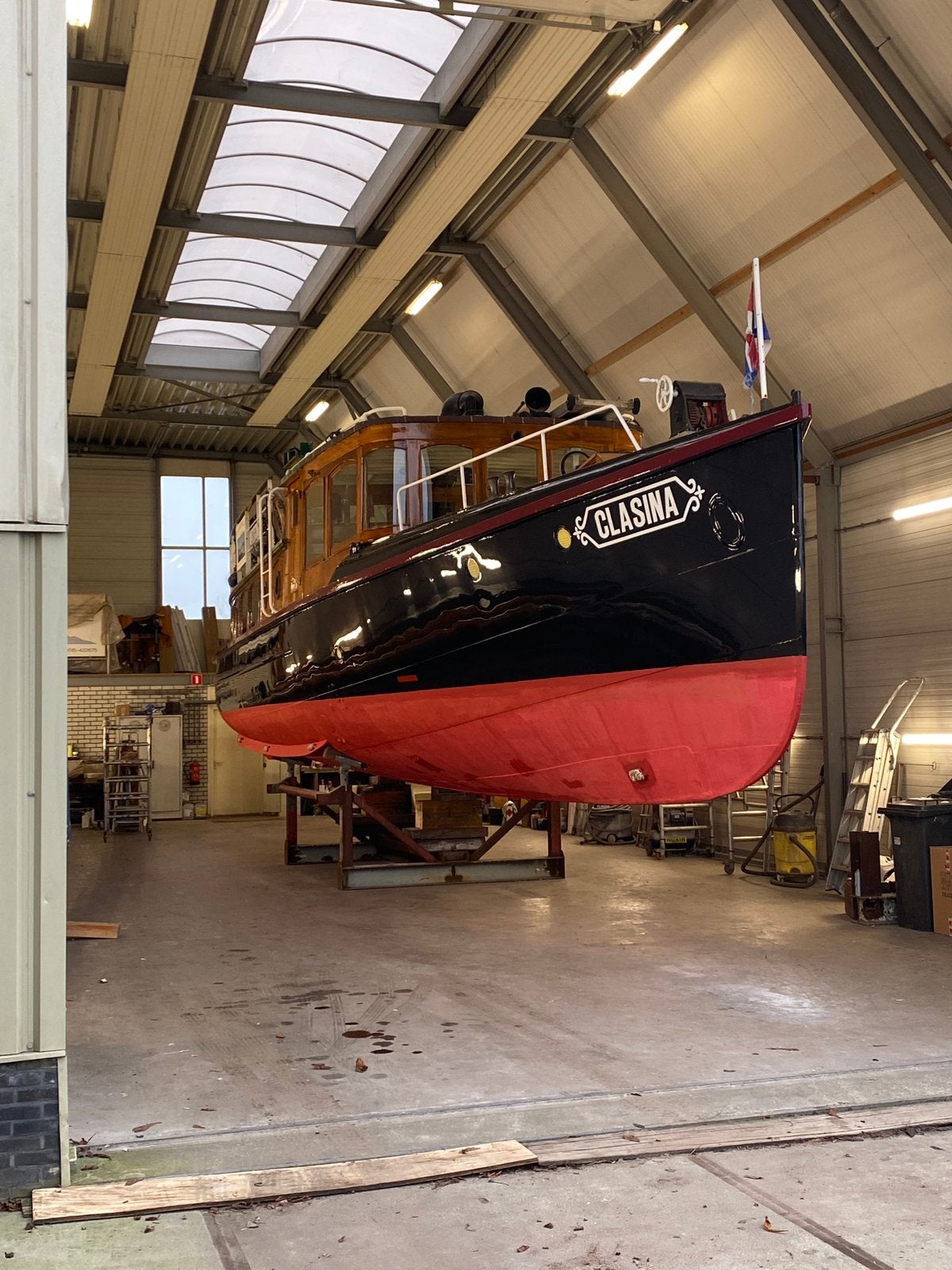 Schildersloods voor boot, Ophalen, Onderhoud en Reparatie