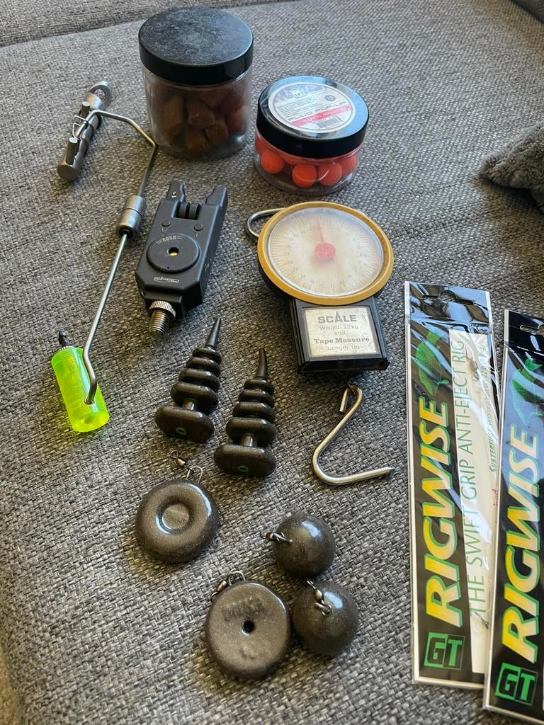 Karper hengel set  zie foto’s, Watersport en Boten, Hengelsport | Karpervissen, Ophalen, Zo goed als nieuw