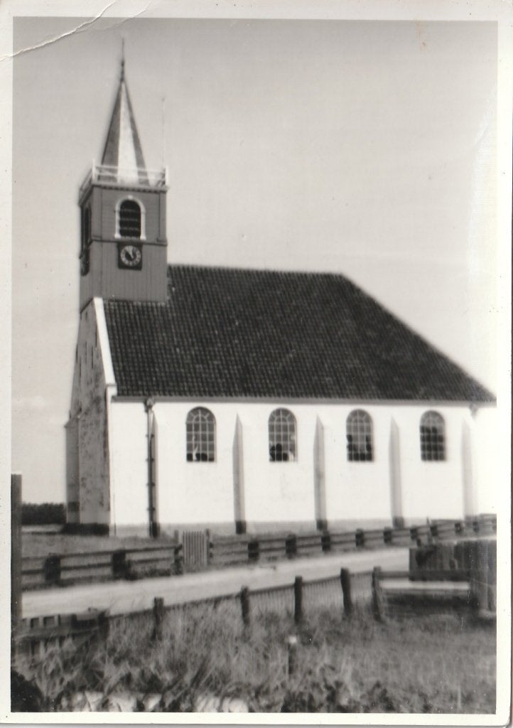 DEN HOORN Ned. Herv. Kerk gr.f., Verzenden, 1940 tot 1960, Gelopen, Waddeneilanden