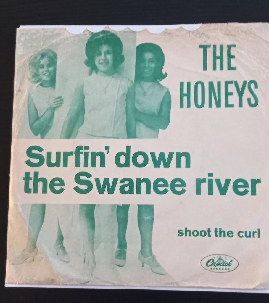 The Honeys Surfin Down the river FH 45 Brian Wilson, Gebruikt, Originele persing, 7 inch, Single