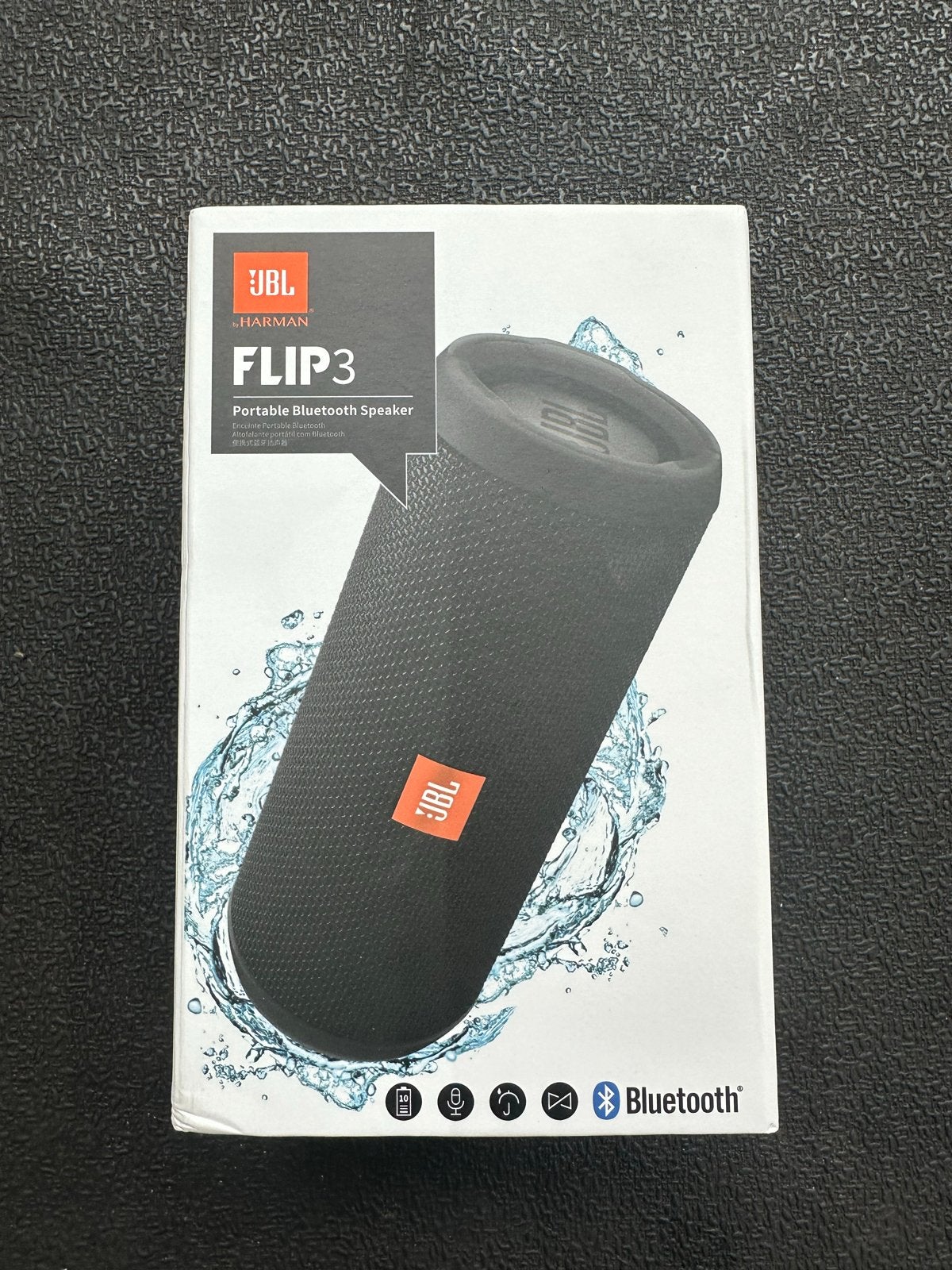 JBL Flip 3 Draagbare Bluetooth Speaker - Zwart nieuw, JBL, Nieuw, Ophalen of Verzenden, Draagbare speaker