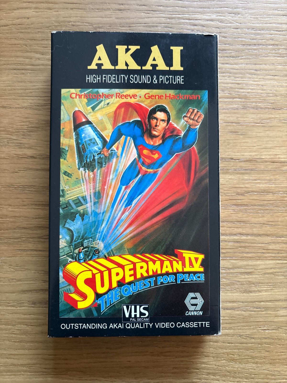 Superman IV: The Quest for Peace VHS - Akai High Fidelity, Ophalen, Science Fiction en Fantasy, Vanaf 6 jaar, VHS