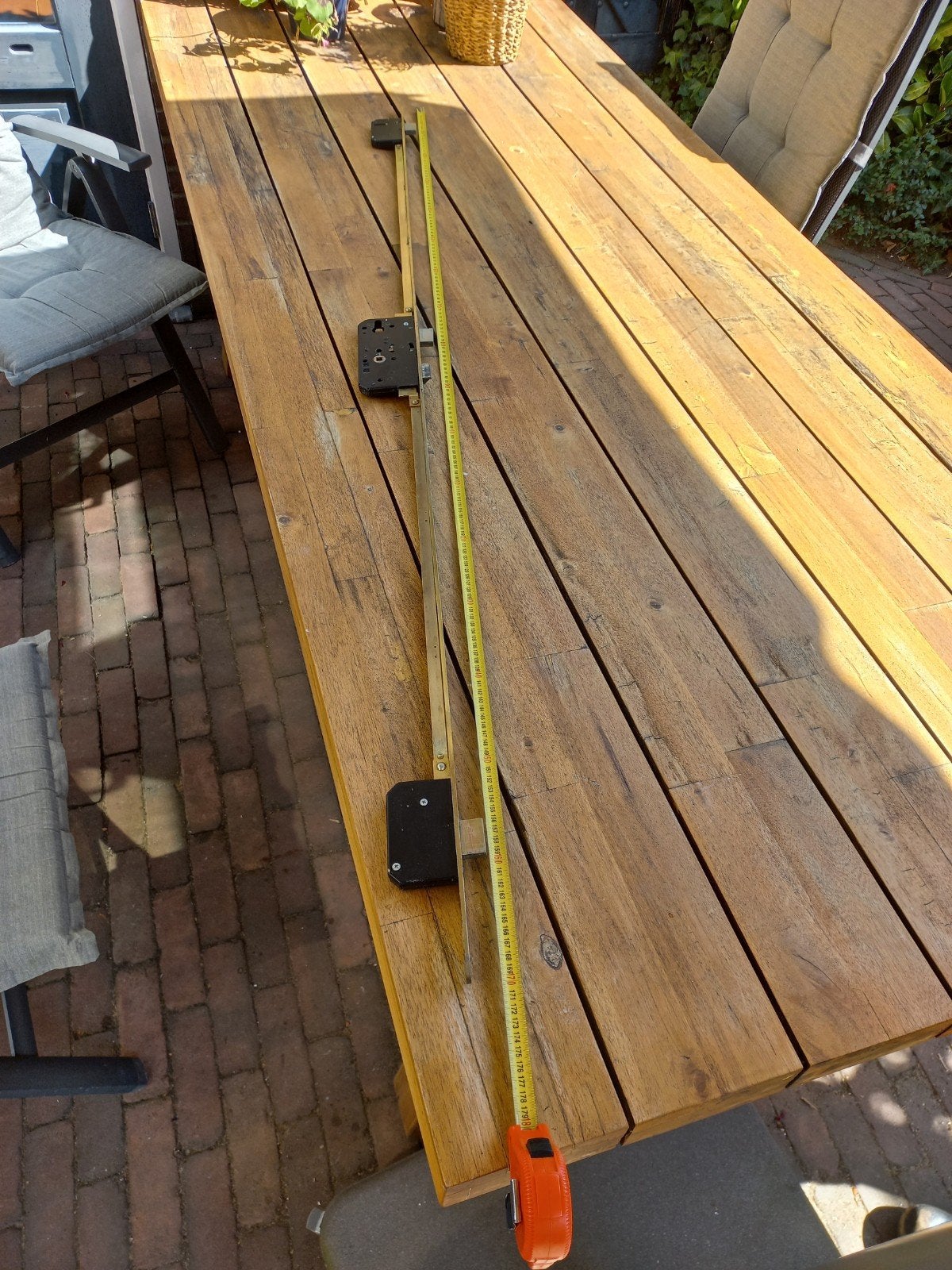Driepuntsslot deur 1,70 meter., Ophalen, Zo goed als nieuw, 100 tot 250 mm, Overige typen