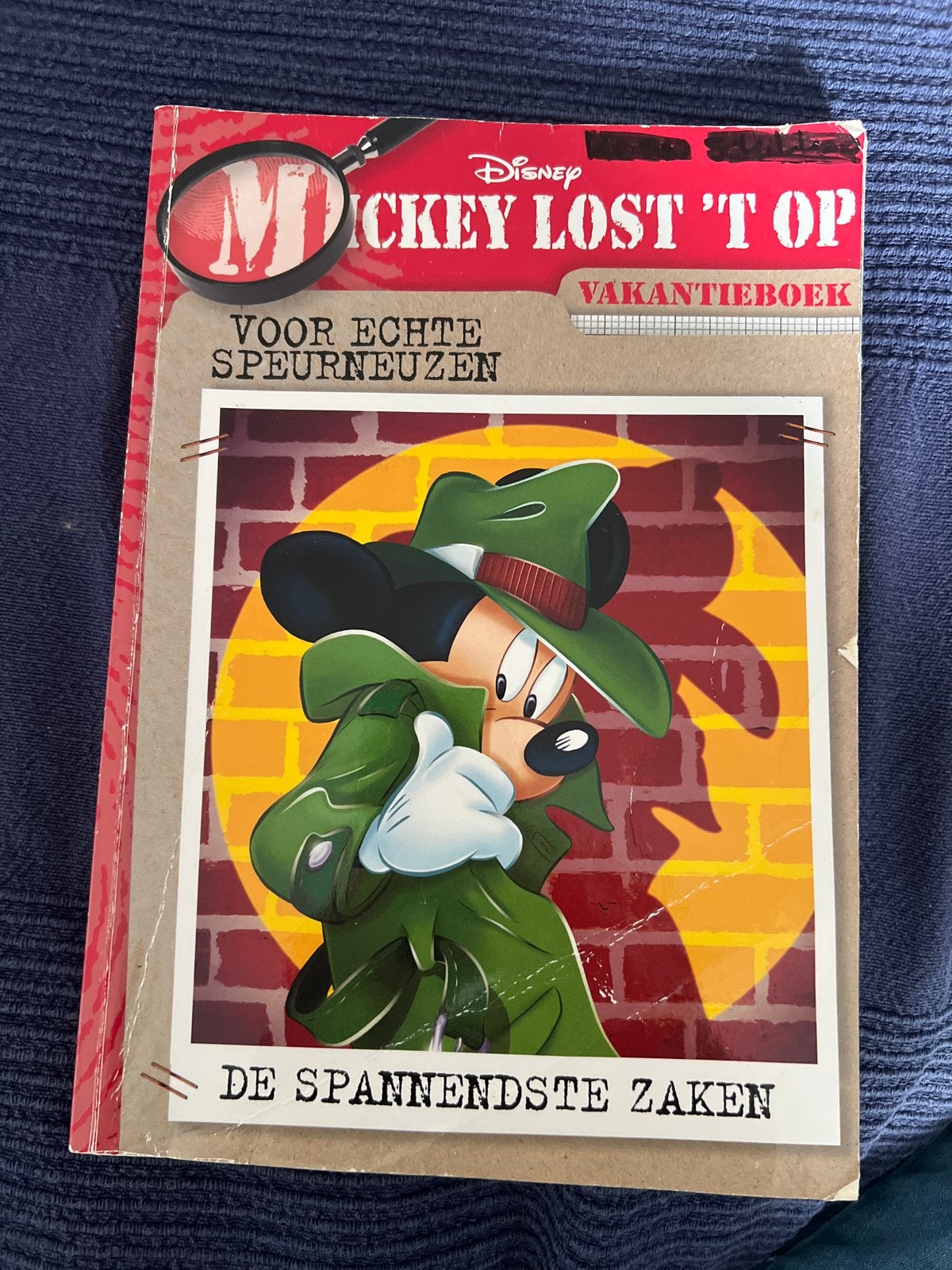 Disney Mickey Lost 't Op Vakantieboek - Voor Echte Speurneuz, Boeken, Ophalen of Verzenden, Gelezen