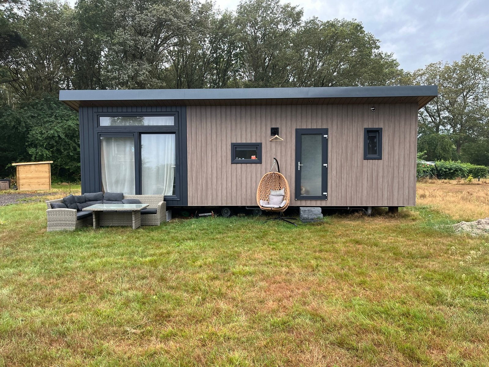 Chalet met jaarplaats Camping De Reeënwissel, Hoogersmilde, Caravans en Kamperen, Tot en met 4