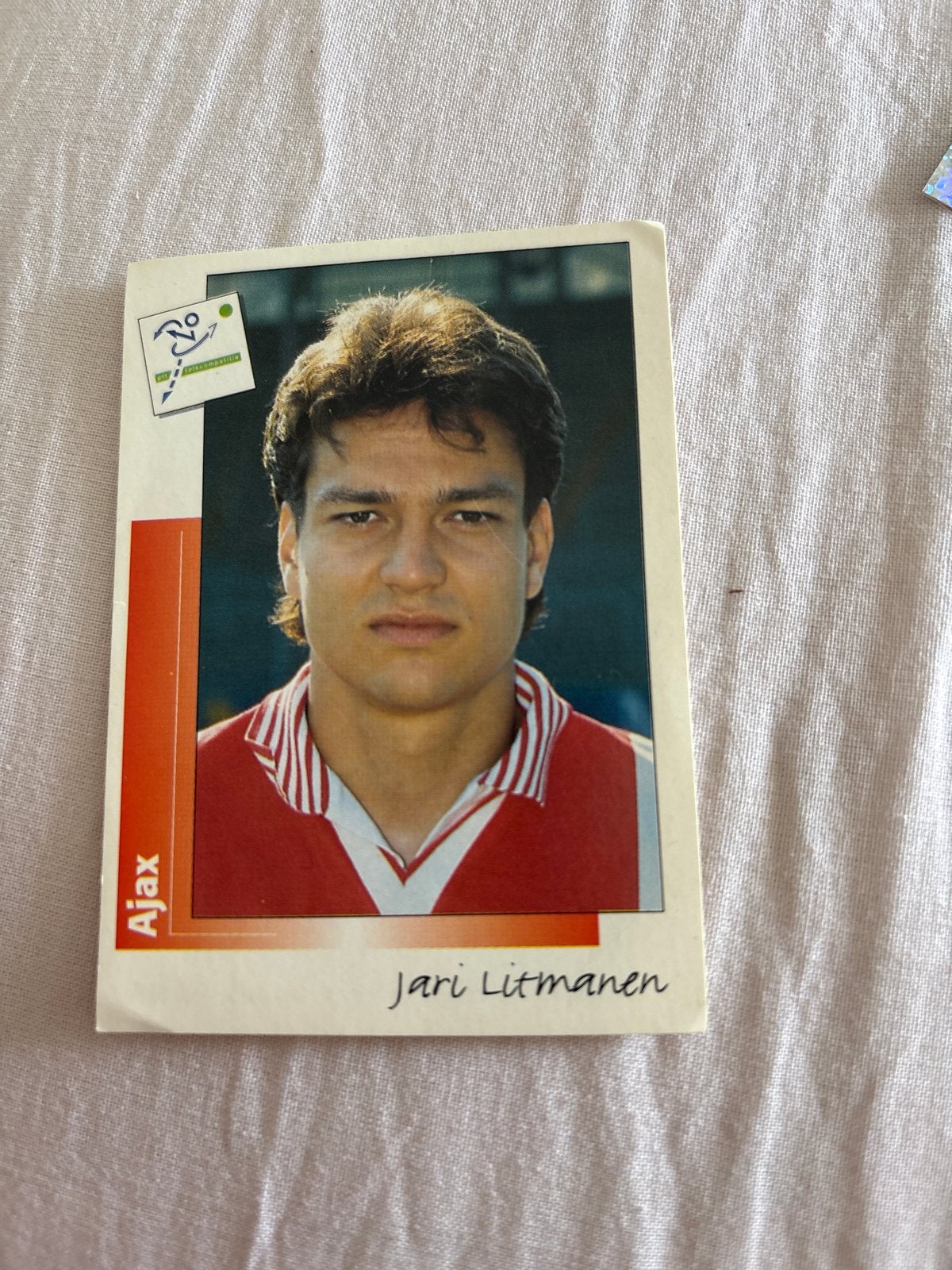 Jari Litmanen Panini Voetbal 96 Plaatje Ajax, Ophalen of Verzenden, Gebruikt, Plaatje