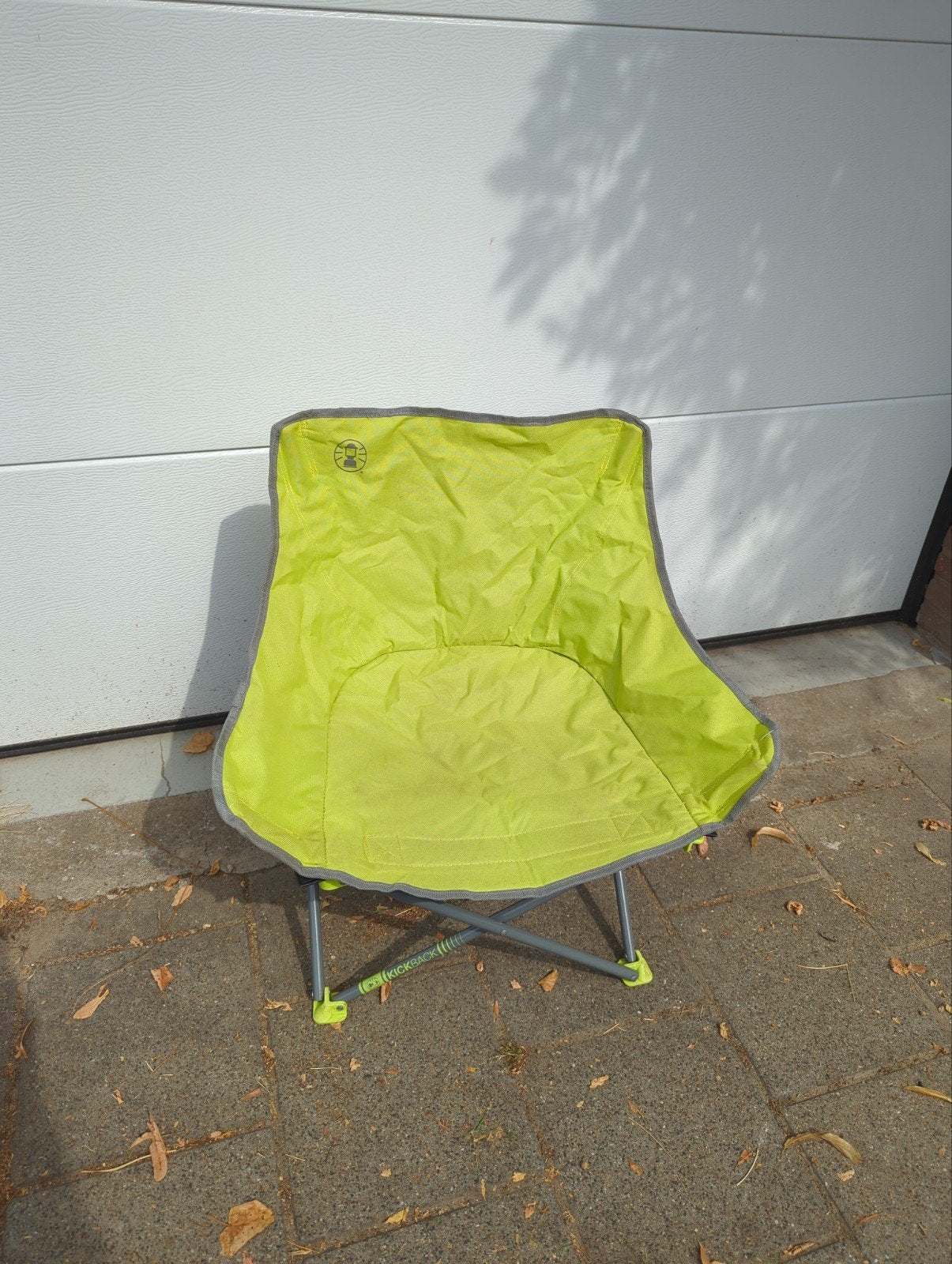 Coleman Campingstoeltje Groen - Compact en Comfortabel, Caravans en Kamperen, Kampeermeubelen, Ophalen, Gebruikt, Campingstoel