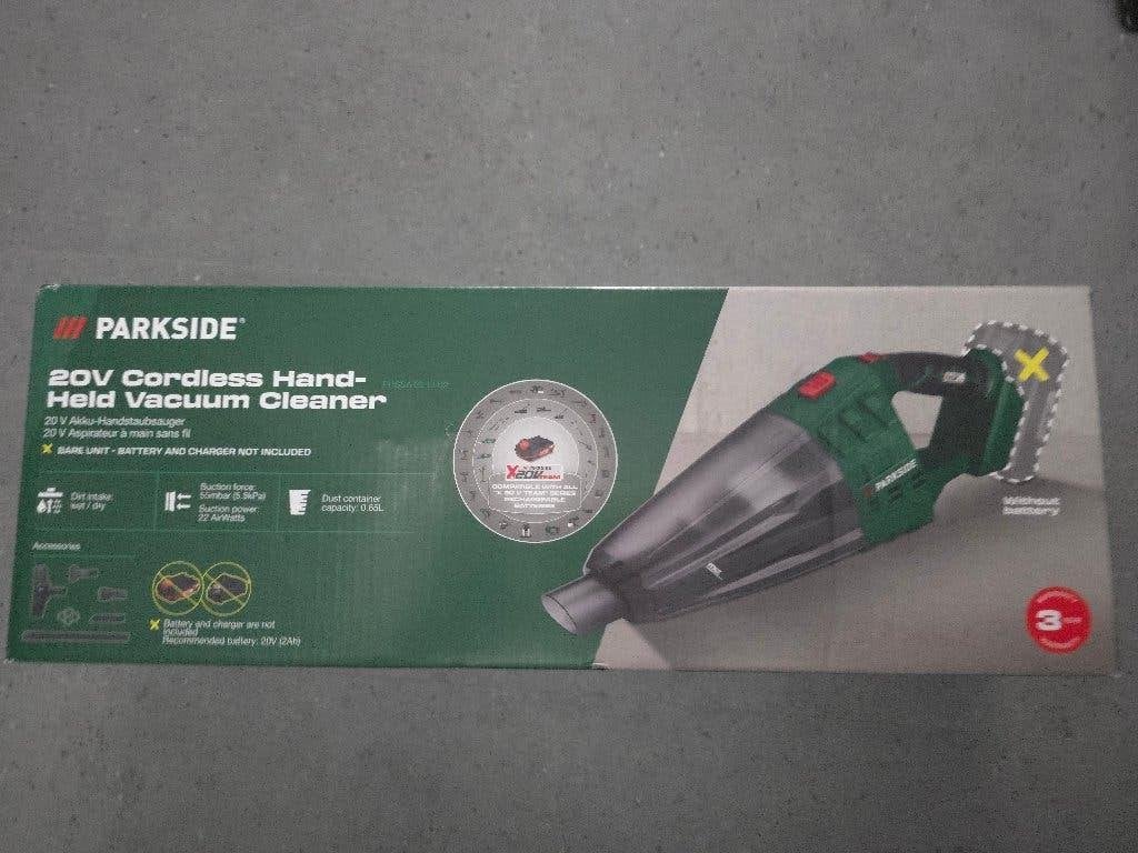 Parkside 20V Draadloze Handstofzuiger - Nieuw in doos, Ophalen, Nieuw, Overige typen, Parkside