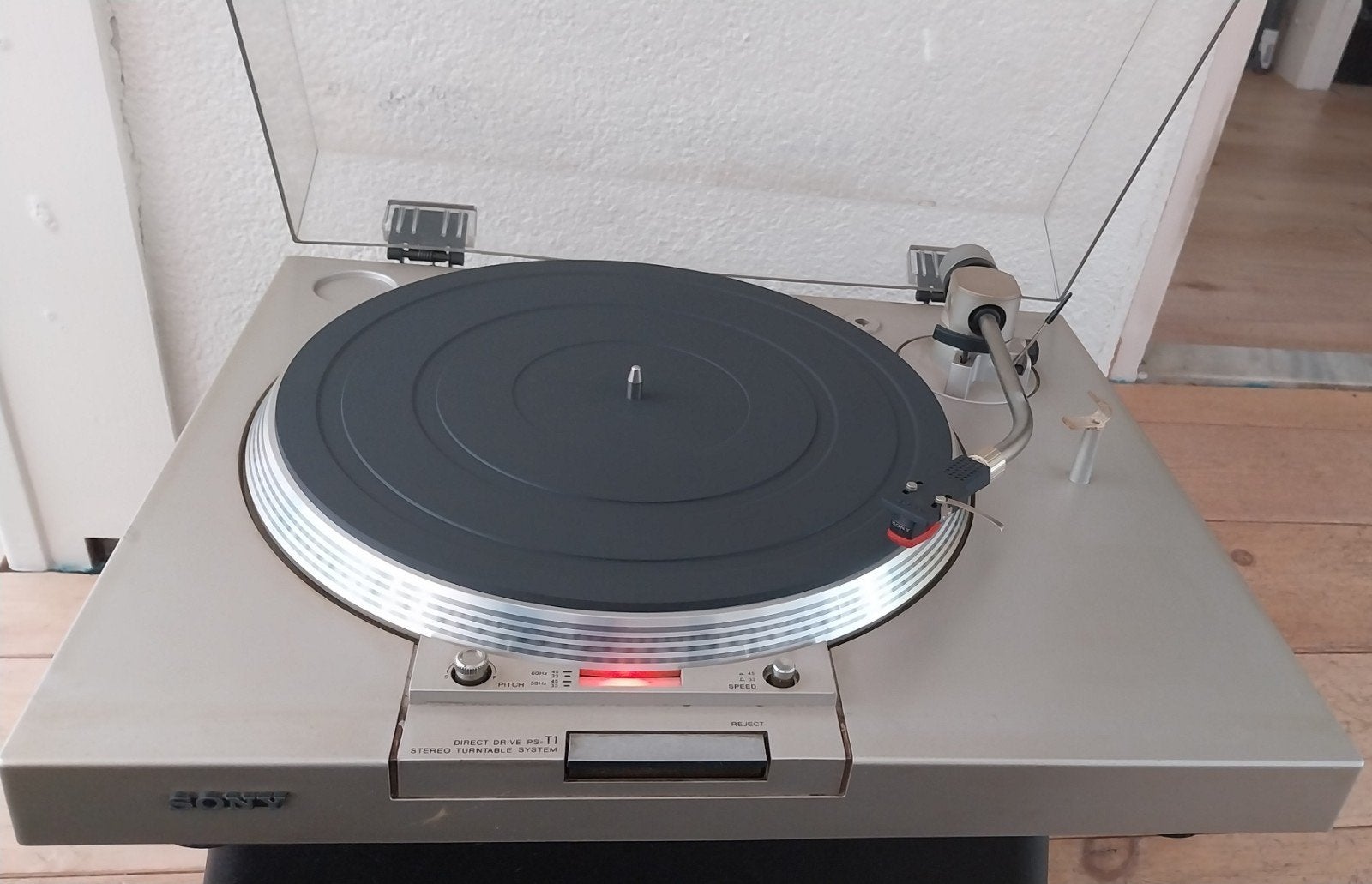 Sony PS-T1 Direct Drive Platenspeler, Audio, Tv en Foto, Platenspelers, Ophalen, Gebruikt, Platenspeler, Sony