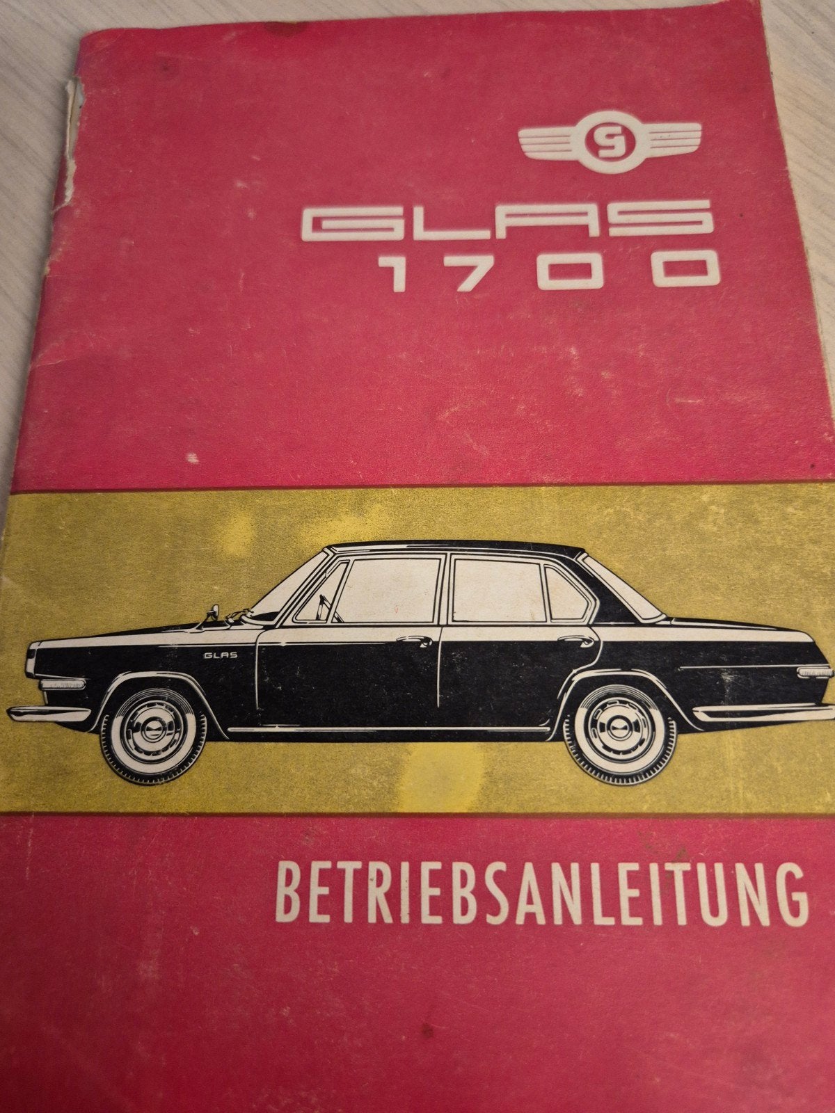 BMW Glas 1700 jaren 60 handleiding instructieboekje izgst, Ophalen of Verzenden