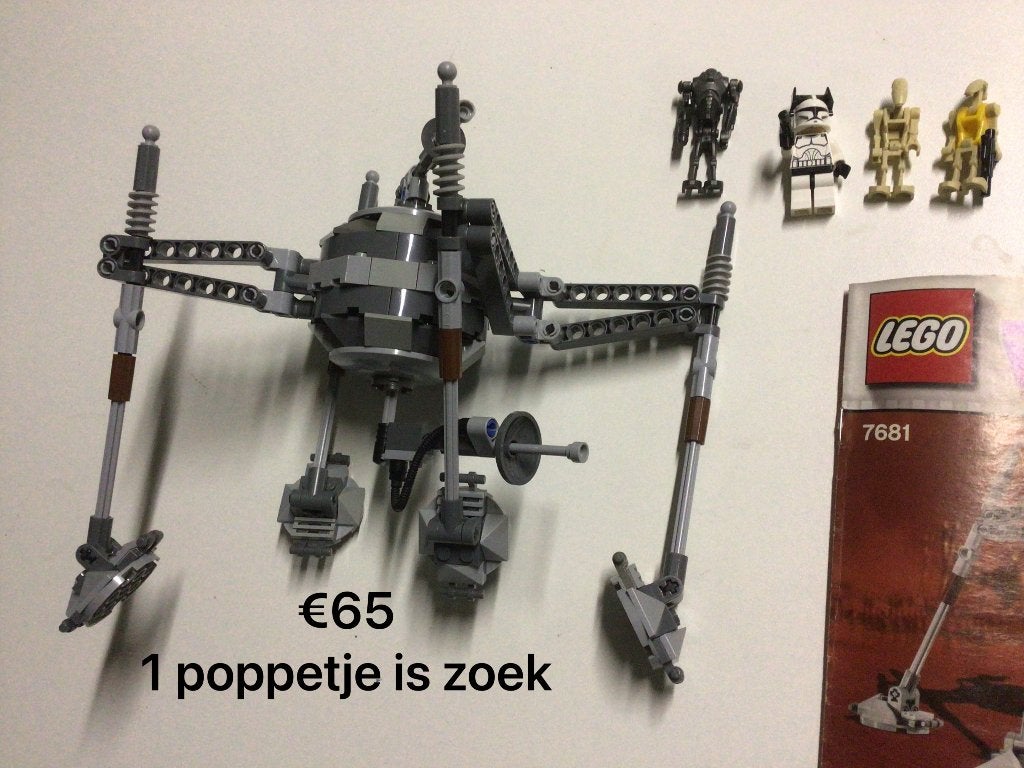 lego 7681 star wars, Kinderen en Baby's, Speelgoed | Duplo en Lego, Ophalen of Verzenden, Zo goed als nieuw, Lego