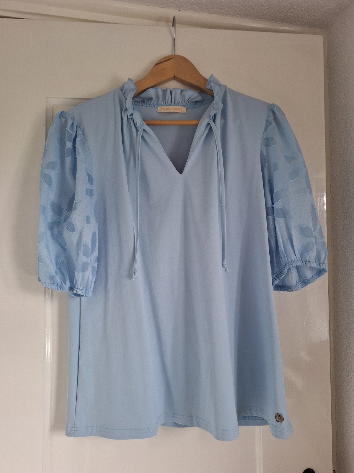 Blouse triple nine maat xl, Ophalen of Verzenden, Zo goed als nieuw, Maat 46/48 (XL) of groter, Blauw