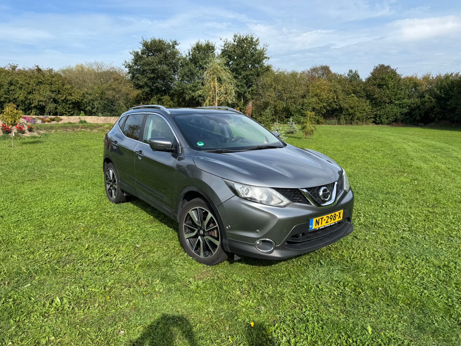 Nissan Qashqai 1.6 DCI 96KW 2WD CVT 2017 Grijs, Auto's, 1380 kg, 4 cilinders, Bedrijf, Diesel