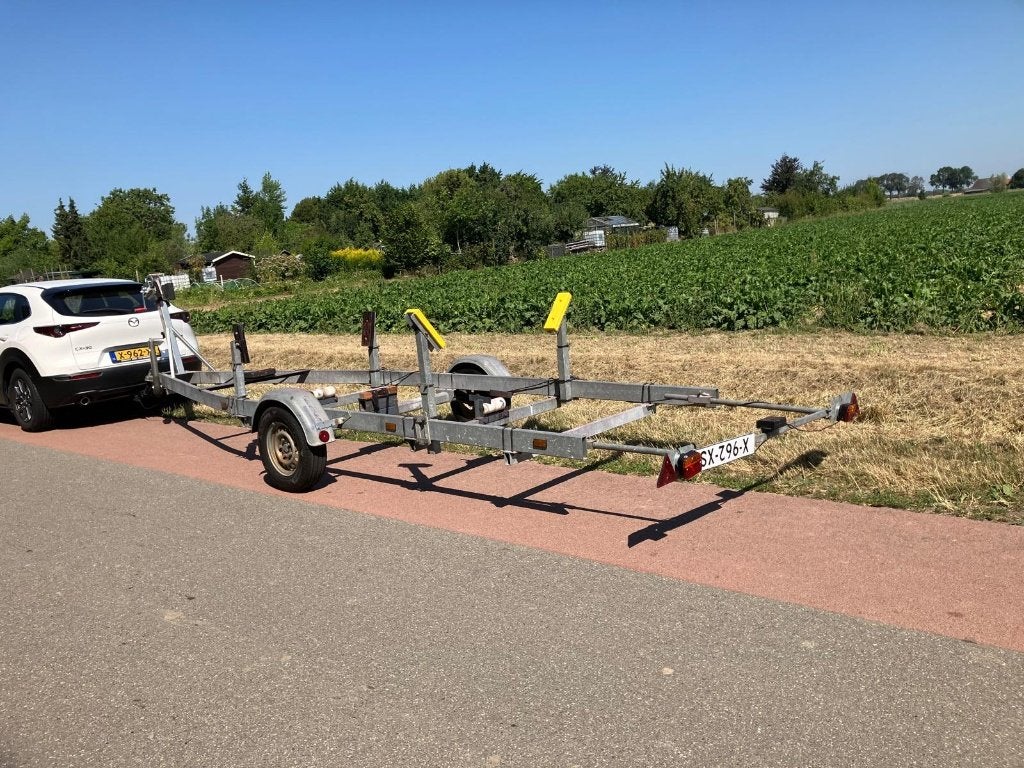 Wal trailer voor sloep tot ongeveer 6,5 mtr, Ophalen, Minder dan 1500 kg, Gebruikt, Sloepentrailer