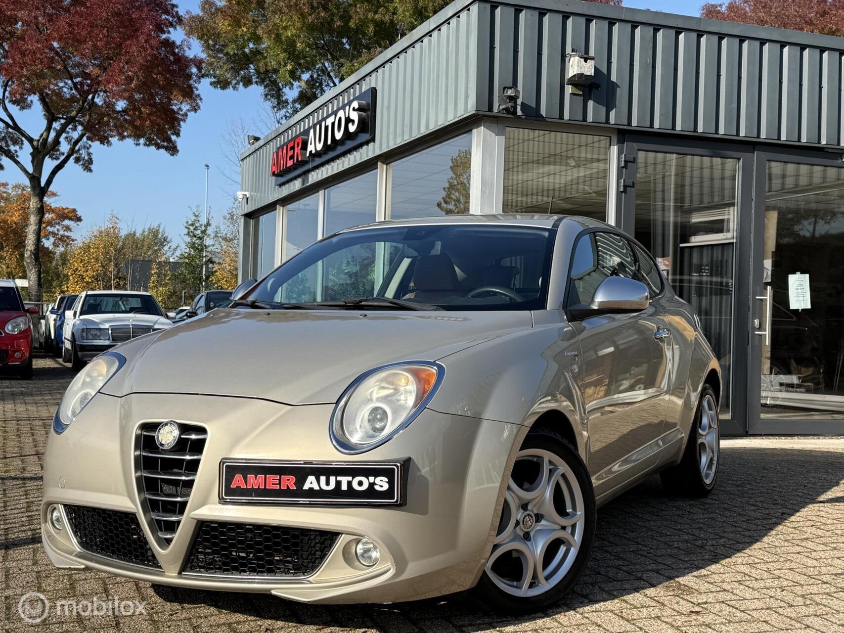 Alfa Romeo MiTo 1.4 Distinctive/Nieuwe APK/Leder/Nette Auto!, Auto's, Voorwielaandrijving, Euro 5, Gebruikt, Beige