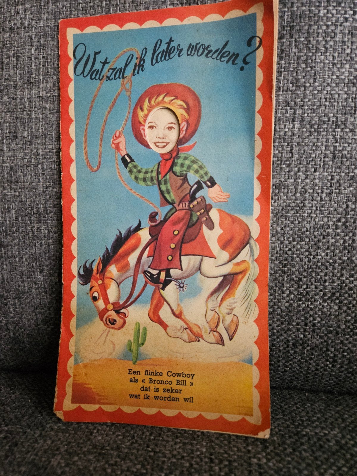 Vintage boekje: Wat zal ik later worden? (jaren '50), Antiek en Kunst, Verzenden