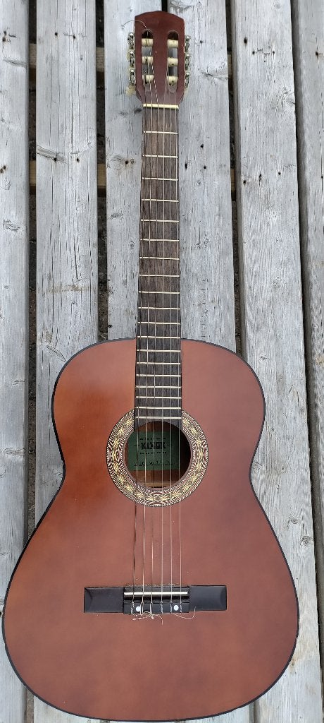 Spaanse gitaar met hoes, Ophalen, Gebruikt, Klassieke of Spaanse gitaar