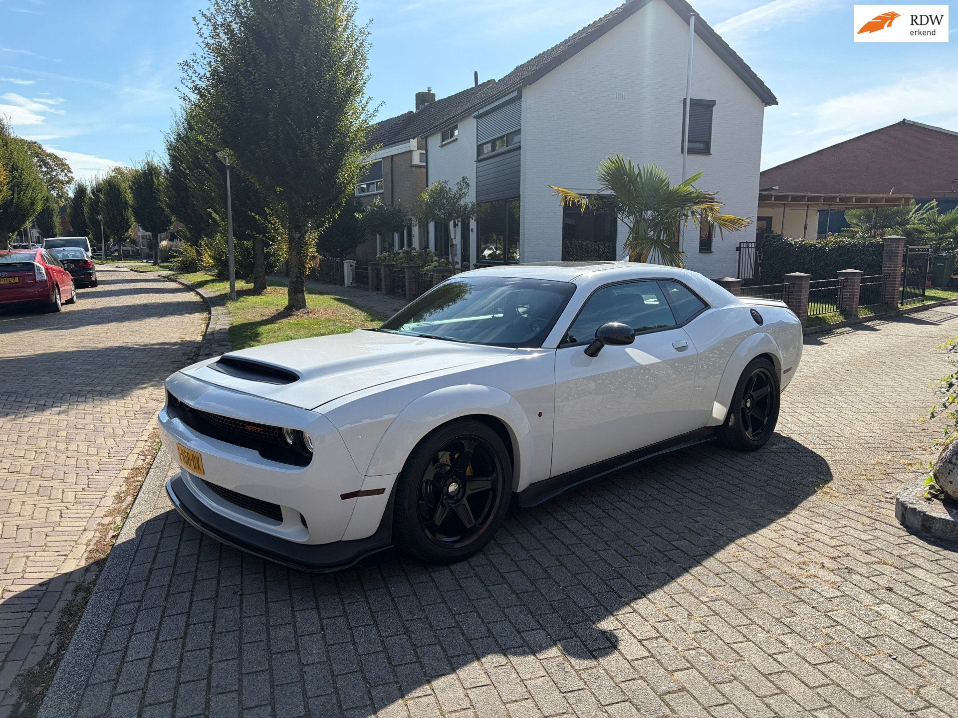 Dodge DODGE CHALLENGER 5.7 Hemi R/T SRT Demon bodykit, Auto's, Gebruikt, Wit, Leder, Bedrijf