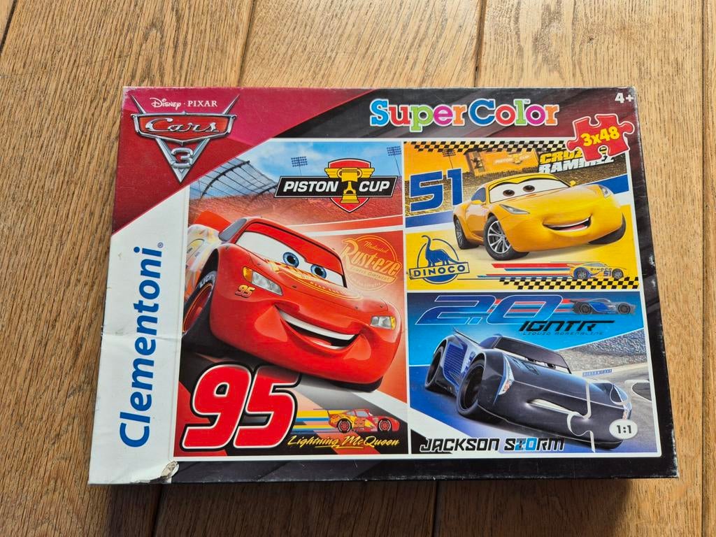 Cars puzzel, Ophalen of Verzenden, 10 tot 50 stukjes, Gebruikt, 4 tot 6 jaar