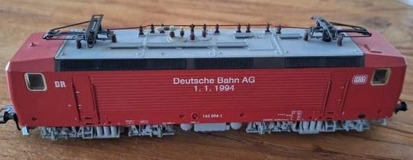 Märklin H0 83443 E-loc BR 143 Deutsche Bahn AG, Wisselstroom, Locomotief, Ophalen of Verzenden, Zo goed als nieuw