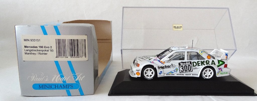 Minichamps Mercedes 190 Evo 2 1993 Dekra #300, Ophalen of Verzenden, Gebruikt, Auto, MiniChamps