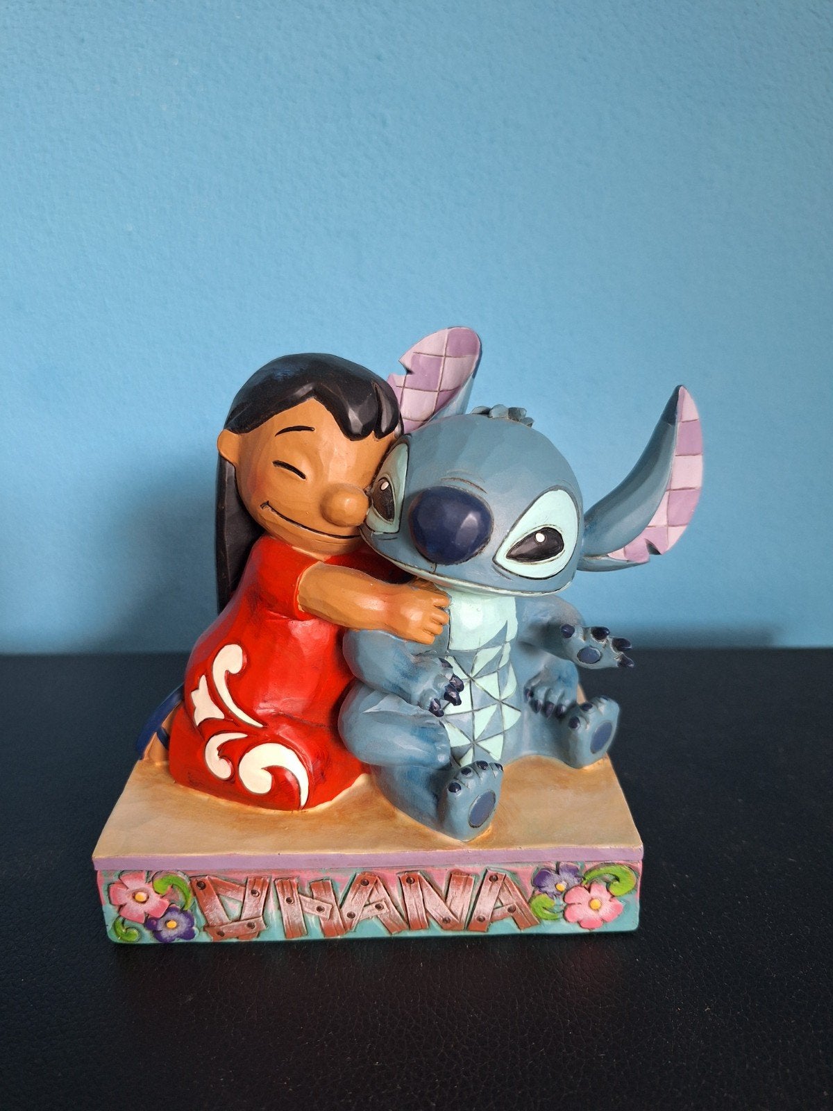 ohana means family stitch Jim Shore nette staat, Ophalen of Verzenden, Overige figuren, Zo goed als nieuw, Beeldje of Figuurtje