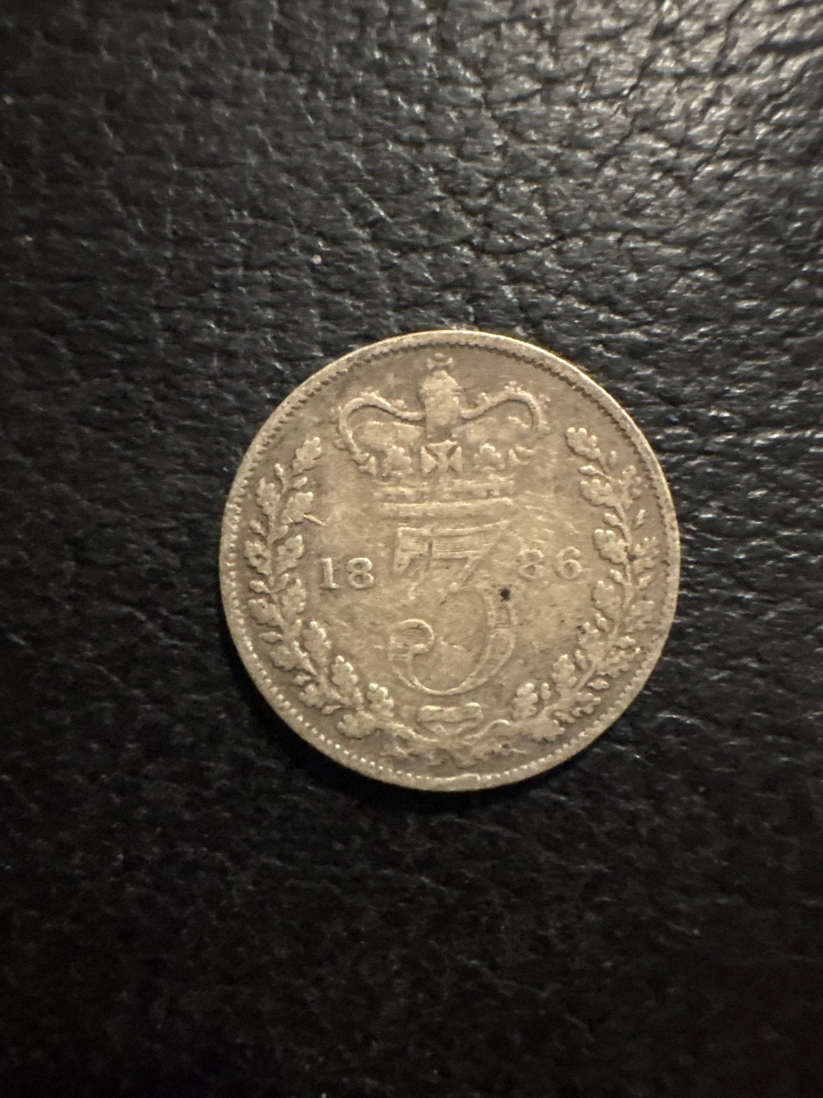 Victoriaanse Zilveren Munt 1877 - Koningin Victoria, Ophalen of Verzenden, Overige landen, Losse munt, Zilver